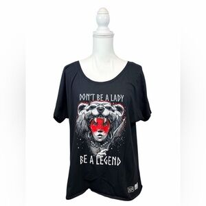 Grunt Style Women's "Be A Legend" Slouchy T-Shirt Size XL